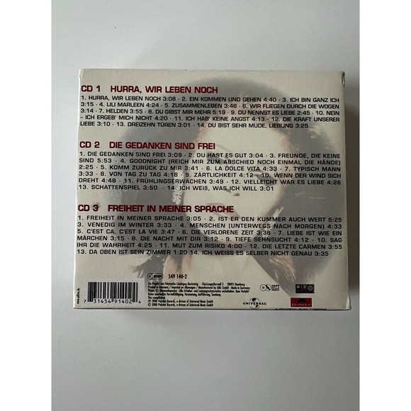 Milva Hurra Wir Leben Noch 3 CD Set NEW SEALED Polydor 2000 549 140-2 Import - Picture 2 of 4